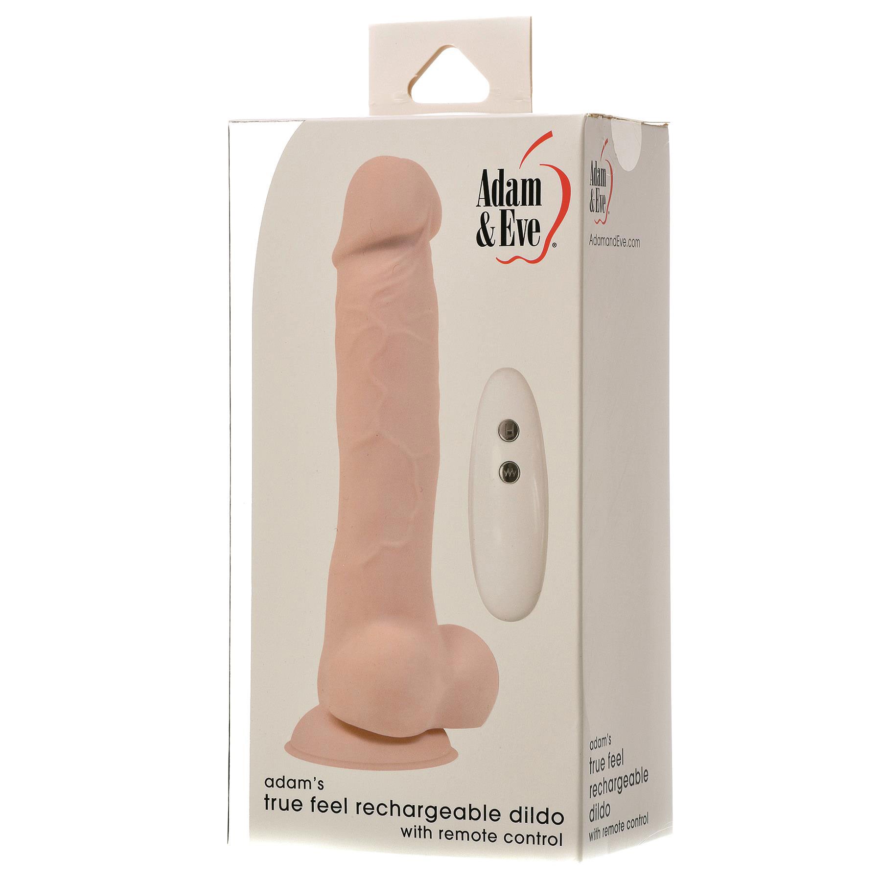 Adam's True Feel Dildo W/Rmte packaging