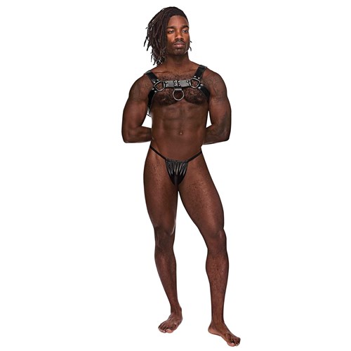 Aries Harness on male model frontal view