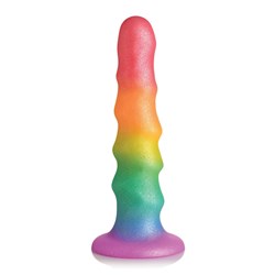 SIMPLY SWEET ZIGZAG RAINBOW DILDO