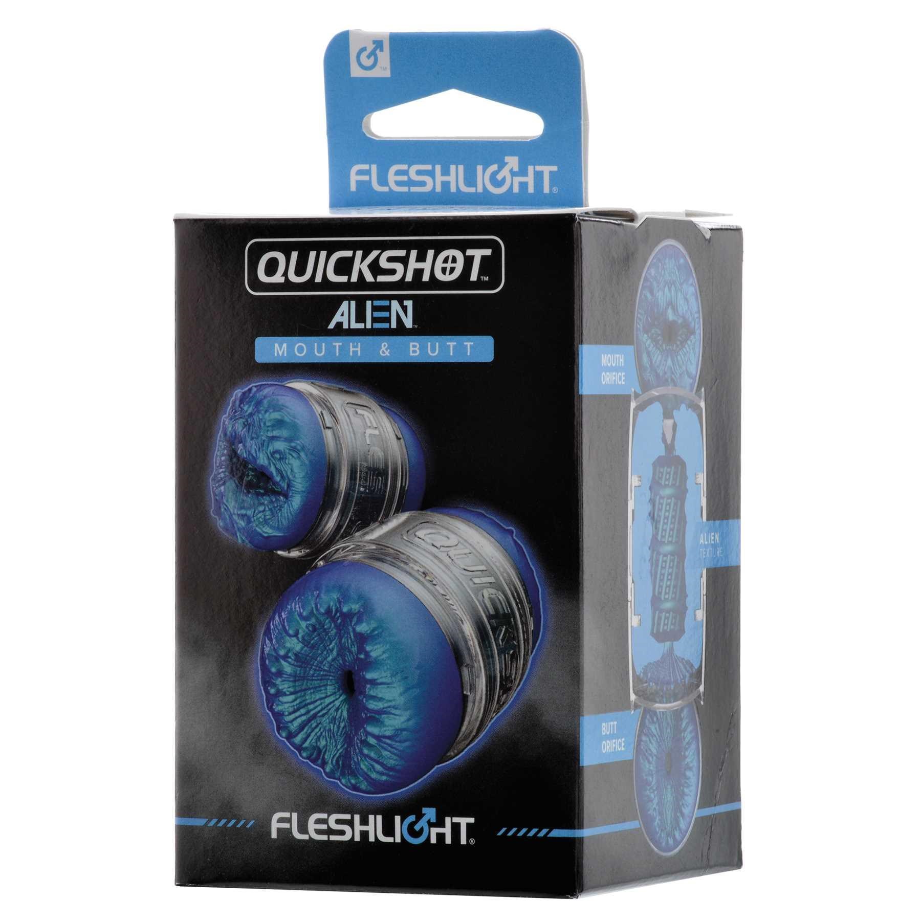 Fleshlight Quickshot Alien Mouth & ButtFleshlight Quickshot Alien Mouth & Butt male masturbator pack