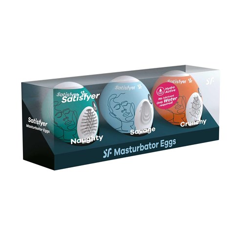 Satisfyer Masturbator Eggs - Set 1 packaging