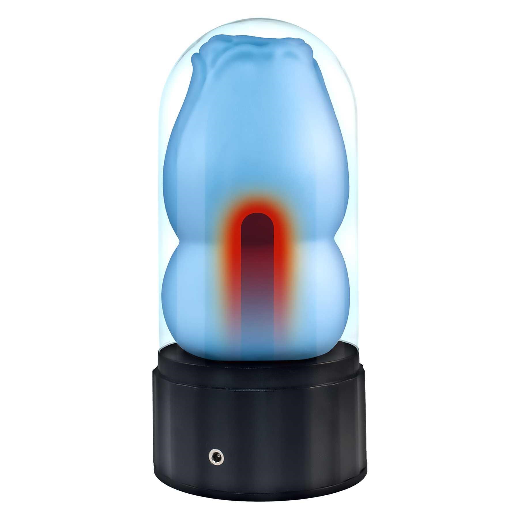 Blue Delite Heated Rose Masturbator