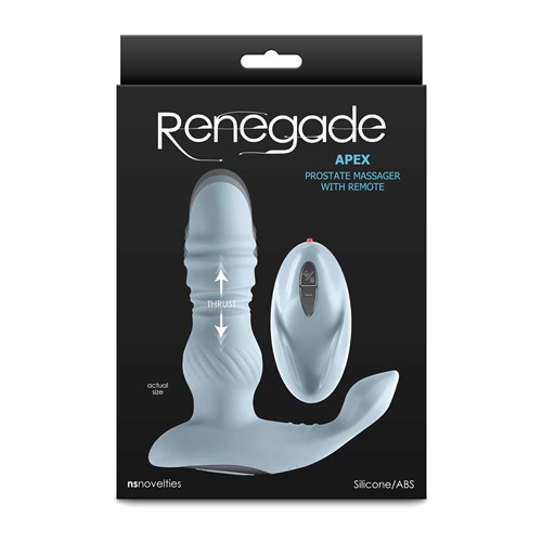 Renegade Apex Thrusting P-Spot Massager w/Remote packaging