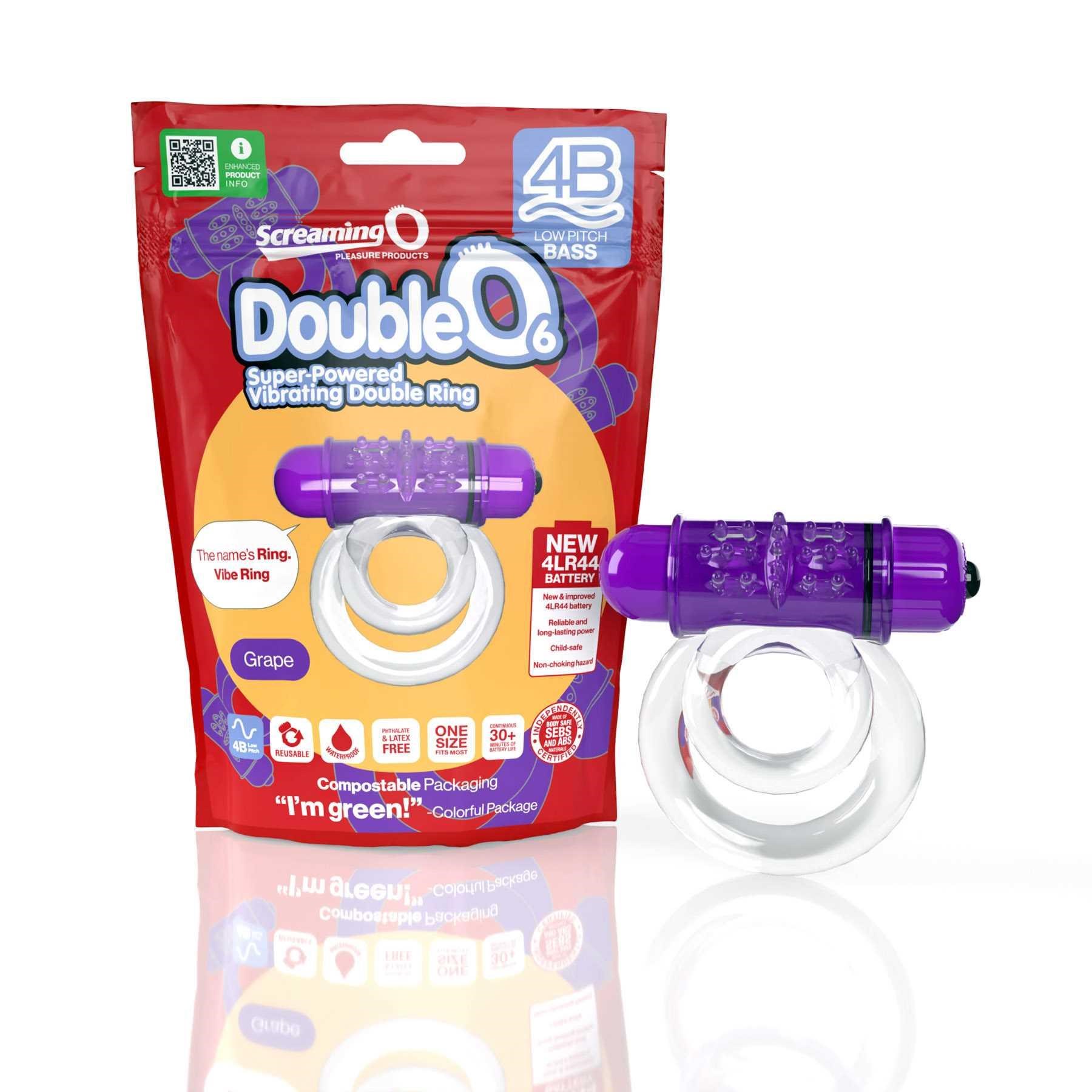 SCREAMING O 4B - DEEP RUMBLING 6 VIBRATING RING purple