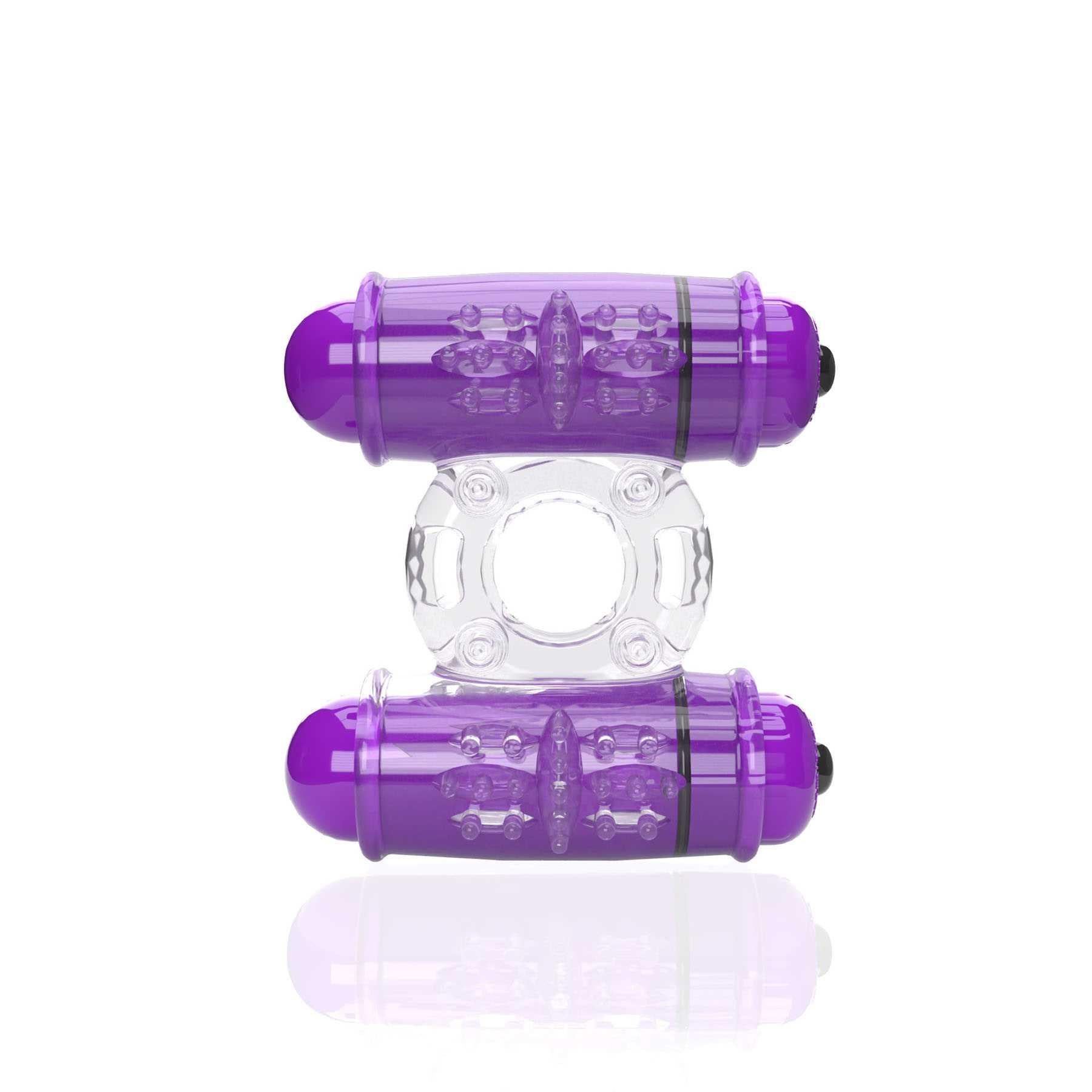 SCREAMING O 4B - DOUBLE WAMMY VIBRATING RING