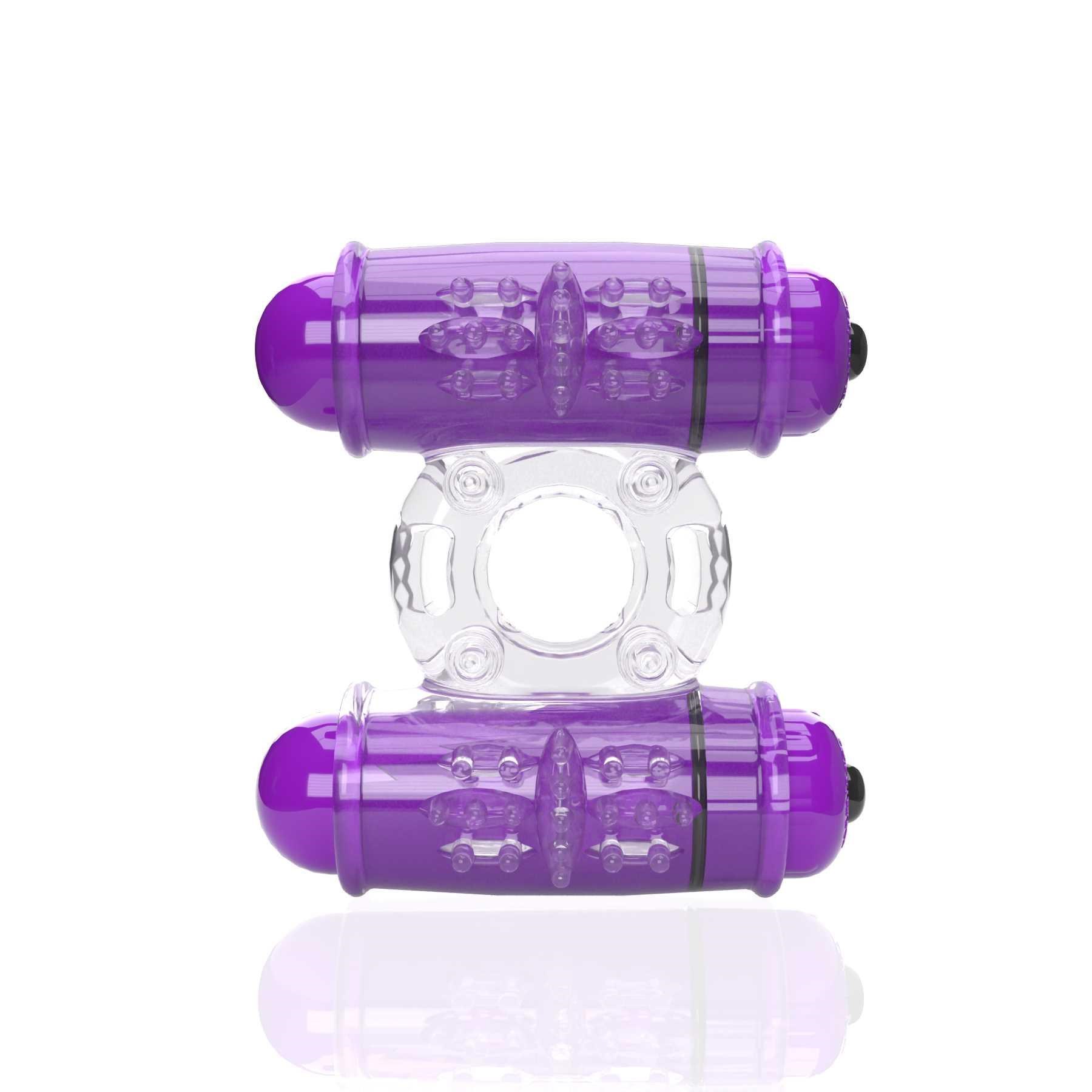 SCREAMING O 4B - DOUBLE WAMMY VIBRATING RING