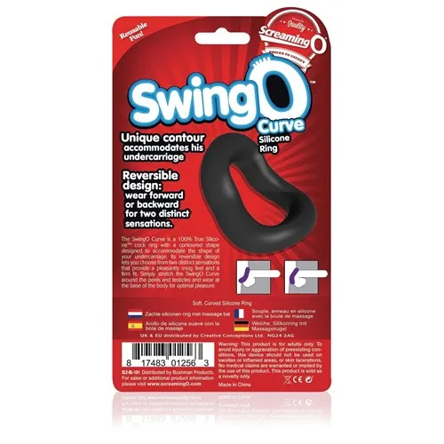 Swing O Curve Penis Ring packaging