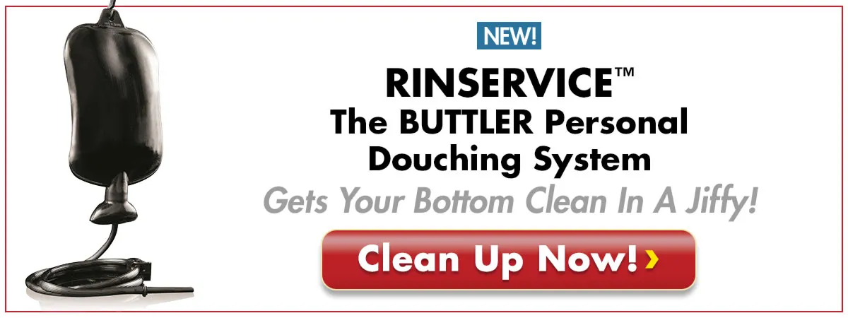 Check Out The BUTTLER Douche System - It'll Get You Cleaned Out & Ready For Action In No Time!