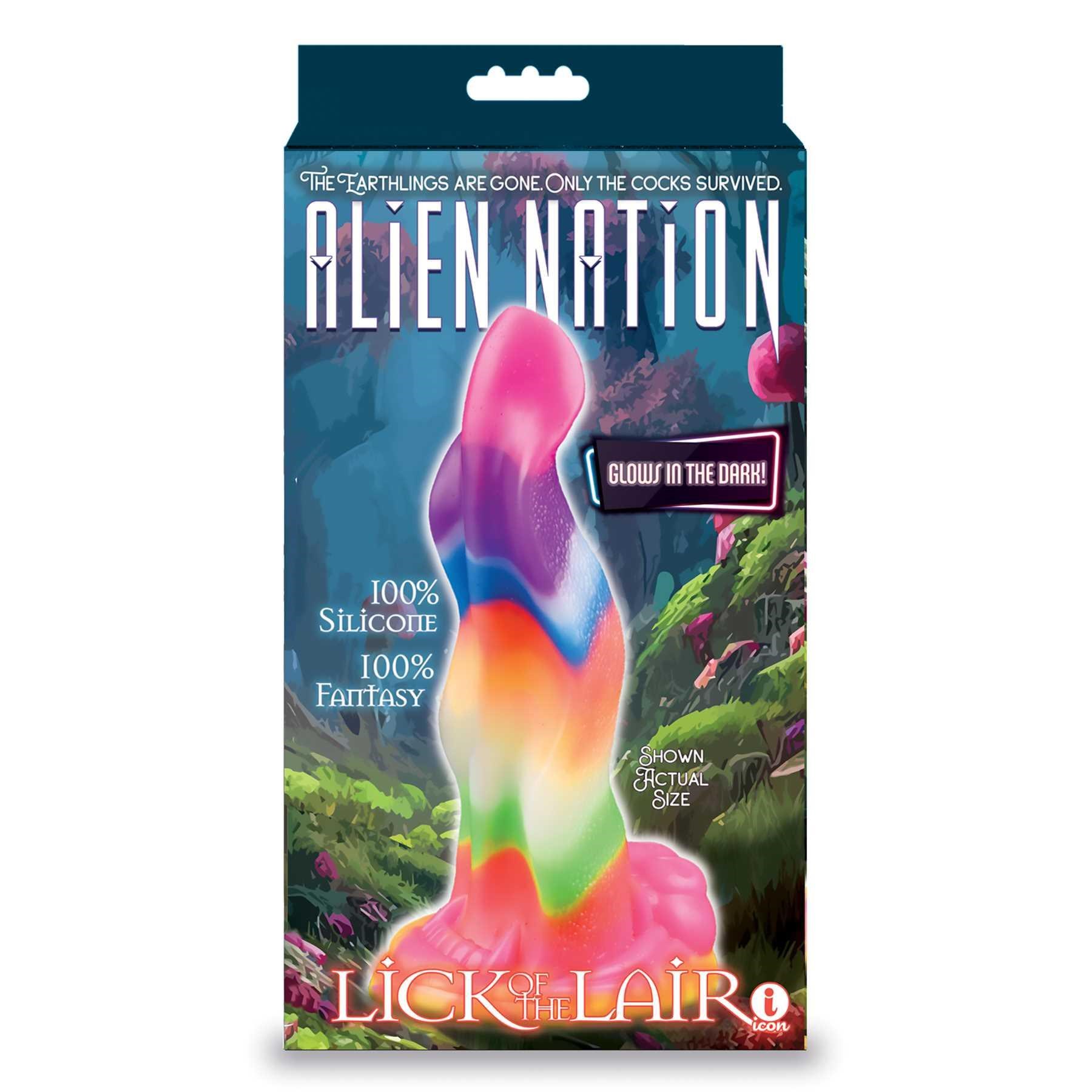 Alien Nation Glow in the Dark Lick of the Lair Dildo box