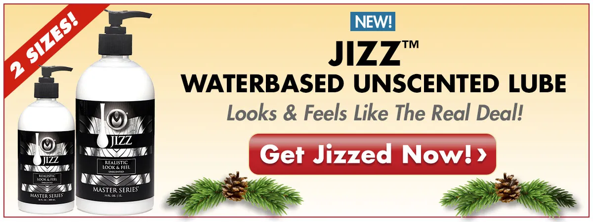 Jizz Waterbased Unscented Lube -- It Looks & Feels Like The Real Deal!