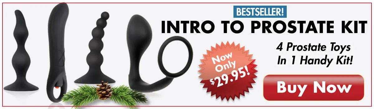 4 Prostate Toys In One Handy Kit - Get The Intro To Prostate Kit!