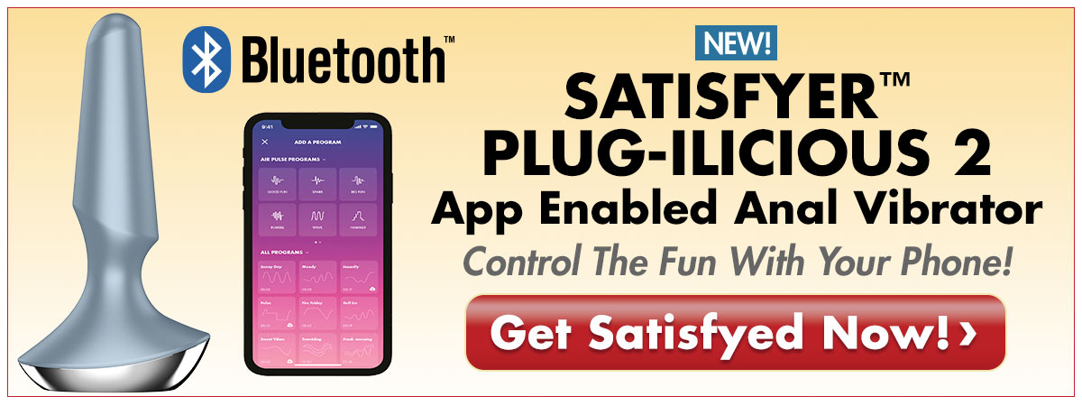 Control The Fun With Your Phone - Get The Satisfyer Plug-ilicious 2 App Enabled Anal Vibrator