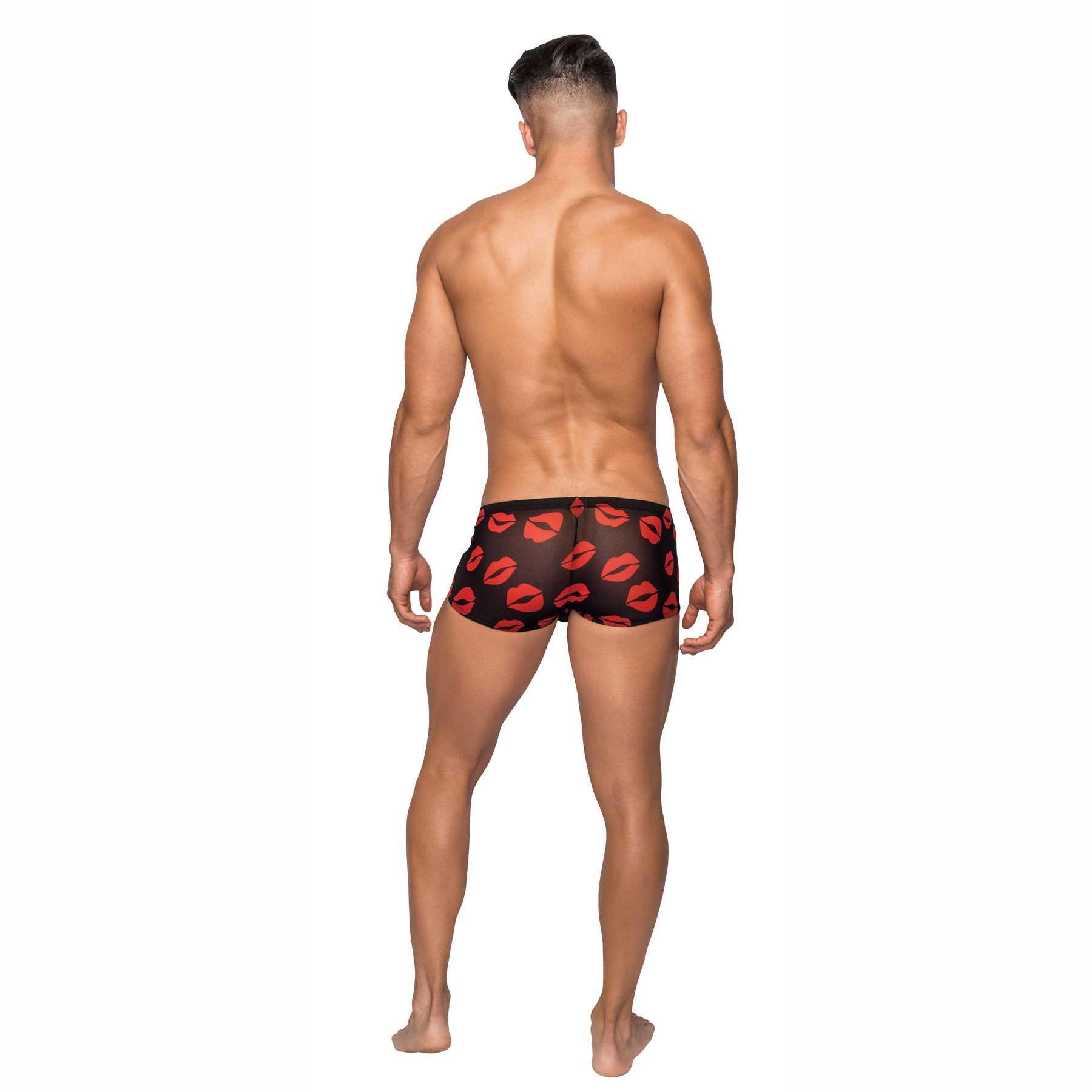 KISS ME SHEER MESH MINI SHORT on male model